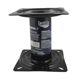 Attwood 90720 Black Powder Coated 7" Seat Pedestal