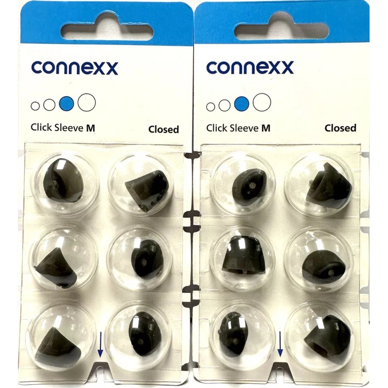 Siemens 2 Pack Connexx Medium Closed Click Sleeves. 6 Sleeves/pack.
