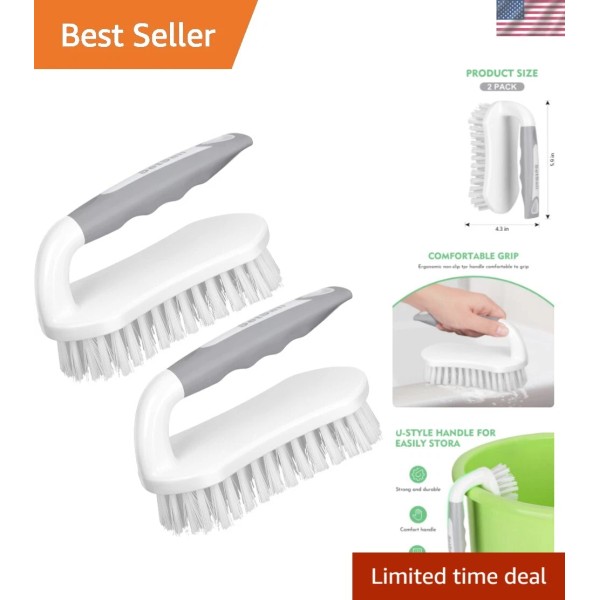 SetSail Sturdy Cleaning Brushes - Ideal for Bathrooms, Kitchens &
