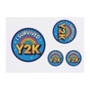 4 x 'I Survived Y2K' Temporary Tattoos - Water Resistant,