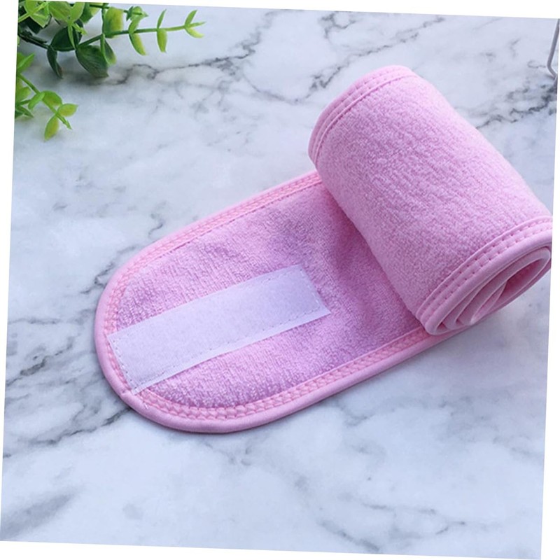 Healeved 3pcs Shower Headband Sticky Sweat Absorbent Bathing Hair Hoops