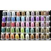 New 50 Cones Variegated Colors Polyester Machine Embroidery Thread 40wt