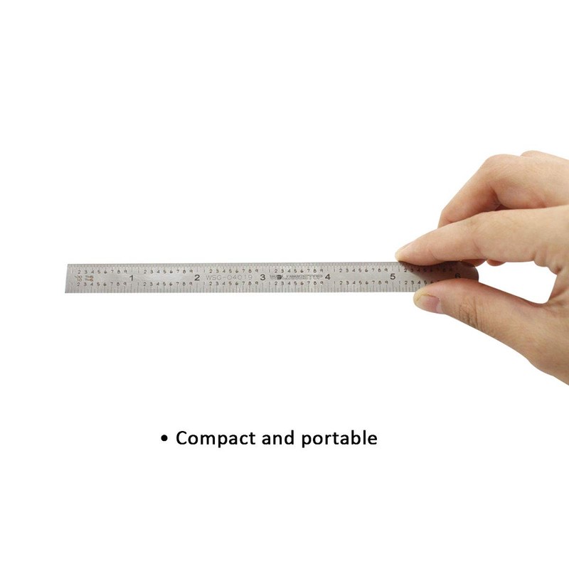6 in Machinist Ruler Scale 5R 10ths 1/100 1/32 1/64