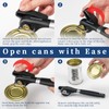 Can Opener Smooth Edge, Safe Cut Can Openers, Oversized Rubber