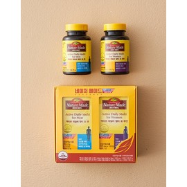 Sunmulse-teu [선물세트] 네이처메이드 멀티 포 우먼(60일분)+멀티 포 맨(60일분) [Gift Set] NatureMade Multi for Women (60 Days) + Multi for Men (60 Days)