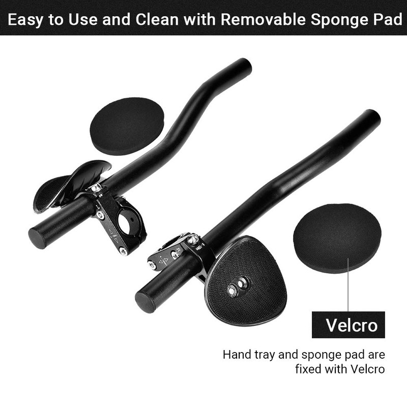 Rest Handlebar, Aero-Bar for Road Mountain Bike, Aluminum Alloy Handlebar
