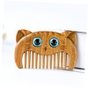 FOMIYES 2pcs Green Sandalwood Combs Fine Tooth Hair Combs for