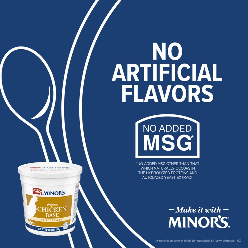 Minor's Chicken Base, Great for Soup Broth, Gravy, and Sauces,