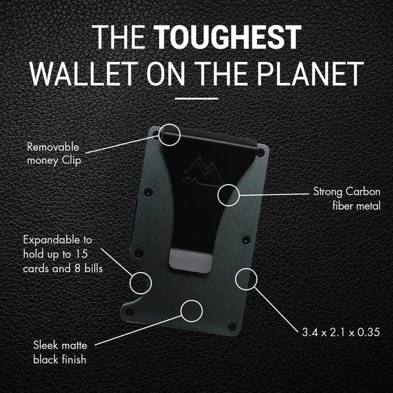 Mountain Voyage Co Leather Wallet - RFID-Blocking Card Holder with