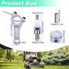 Adefol 68mm Piston Ring Kit with Connecting Rod Full Gasket