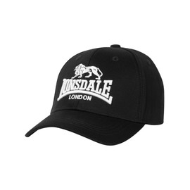 Lonsdale Wiltshire Unisex Cap Double Pack, Black/Dark Navy