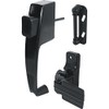 Prime-Line MP5071 Push Button Latch with Tie Down, Black (1