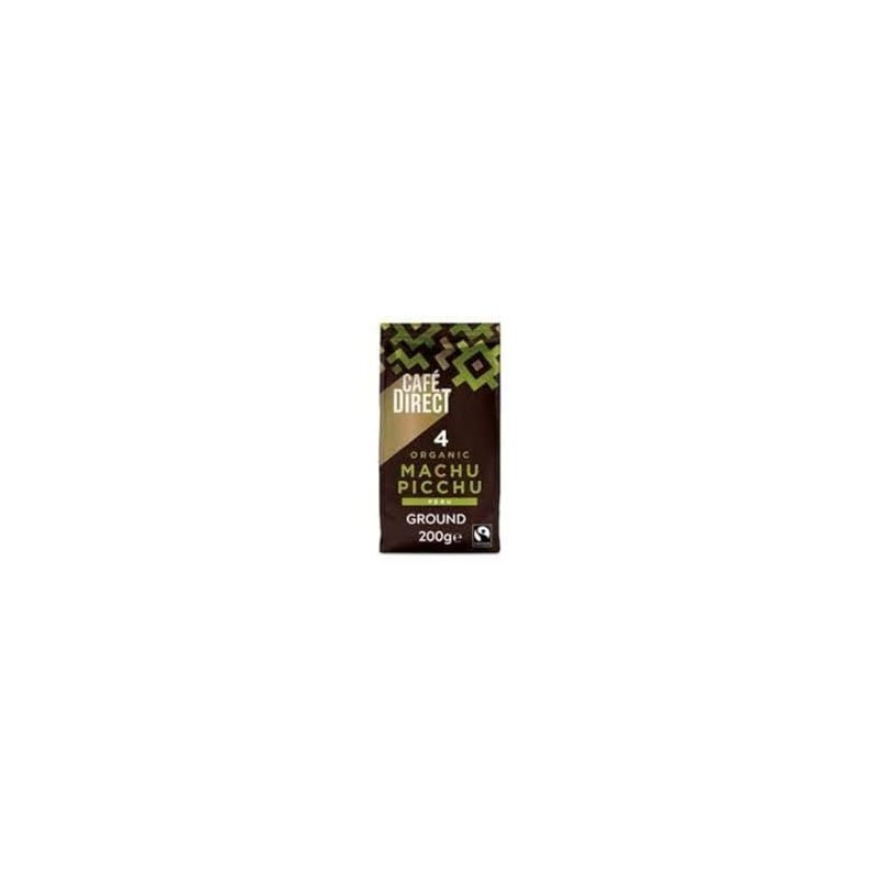 Cafédirect 4 Organic Machu Picchu Ground Coffee 200g