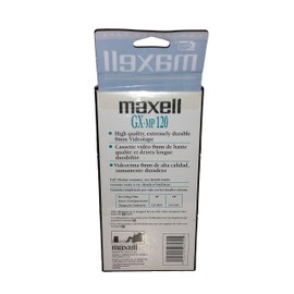 Maxell GX-MP 120 Cintas de videocámara, Paquete de 3