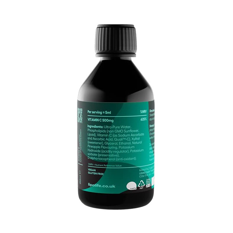 lipolife - liposomal Vitamin C 500mg | High Strength |