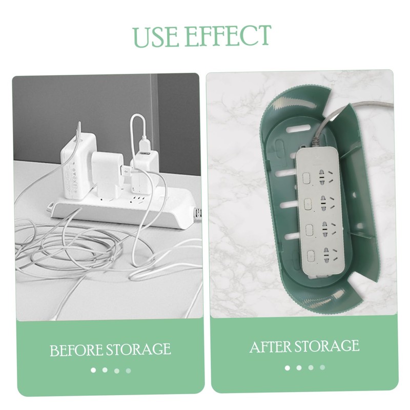 COHEALI 1Pc Stylish Cable Storage Box Durable Charging Cable Organizer