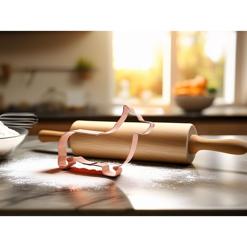 Pembroke Welsh Corgi Cookie Cutter – Handcrafted Copper Dog Shape,