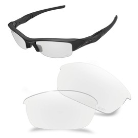 AOZAN ANSI Z87.1 Replacement Lenses Compatible with Oakley Flak Jacket OO9008 Sunglasses, High definition transparency