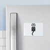 CafePress Cat Clock Magnets Rectangle Magnet, 3"x2" Refrigerator Magnet