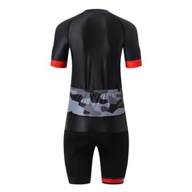 UGLY FROG Cycling Skinsuit for Men, Pro Short Sleeve Cycling Suit, MTB Jumpsuit, Quick Drying and Breathable