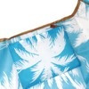 allydrew Large Foldable Tote Nylon Reusable Grocery Bags, Palm Trees