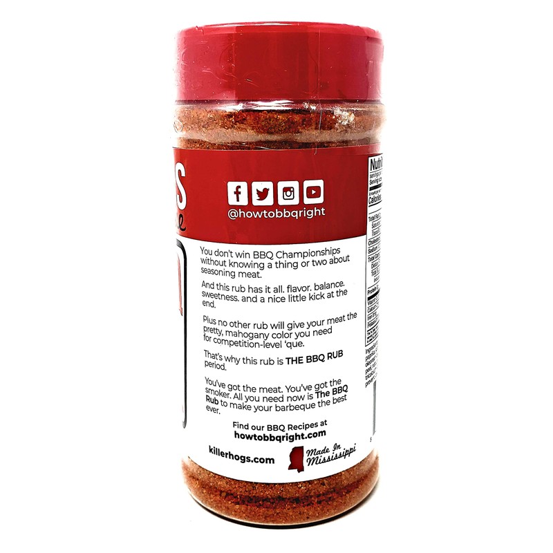 Killer Hogs Barbecue Rub Variety Pack - Original BBQ Rub,