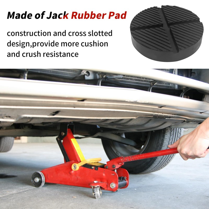 starfa lab Universal Jack Rubber Cushion, Black Portable, Horizontal Universal