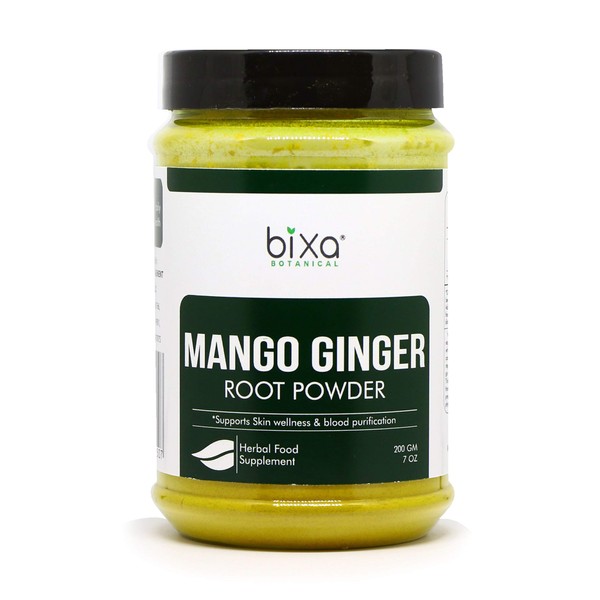 bixa BOTANICAL Mango Ginger Root Powder (Curcuma Amada/Ambehaldi) 7 Oz (200g) | Supports Skin Wellness & Blood Purification