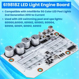 619818Z Replacement Board for IntelliBrite 5G Color LED Pool Light 2nd Gen 2010-Current 601000 601001 601002 601003 601004 601010 601011 6012 601013