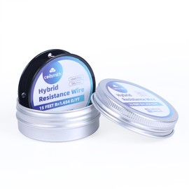 Hot Heating Wire - Versatile 15ft Resistance Wire for Kilns, Pottery, and Forging. Highly Resistant, Hybrid Core, Ideal for Prebuilt Coils and Fused Clapton Wire Creations.Wire 316L 28x2+38ga