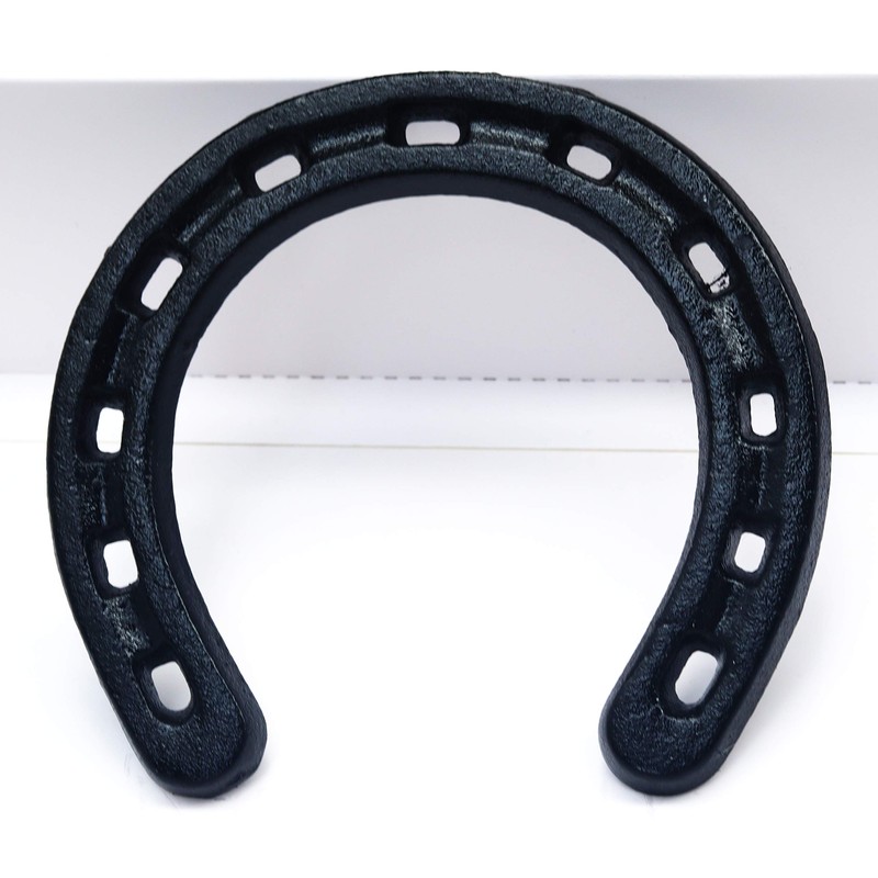 Lucky Horseshoe Black,Cast Iron Horseshoe Wall Decor