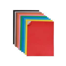 Adhesive EVA Foam Sheets for Crafts, 10 Assorted Colors, 9" x 12", 2mm Thickness – Sticky Back Foam Paper for DIY Arts and Crafts, School Projects, and More - 10 Pack