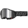 100% Maschera ACCURI 2 Black - Lente A Specchio Argento