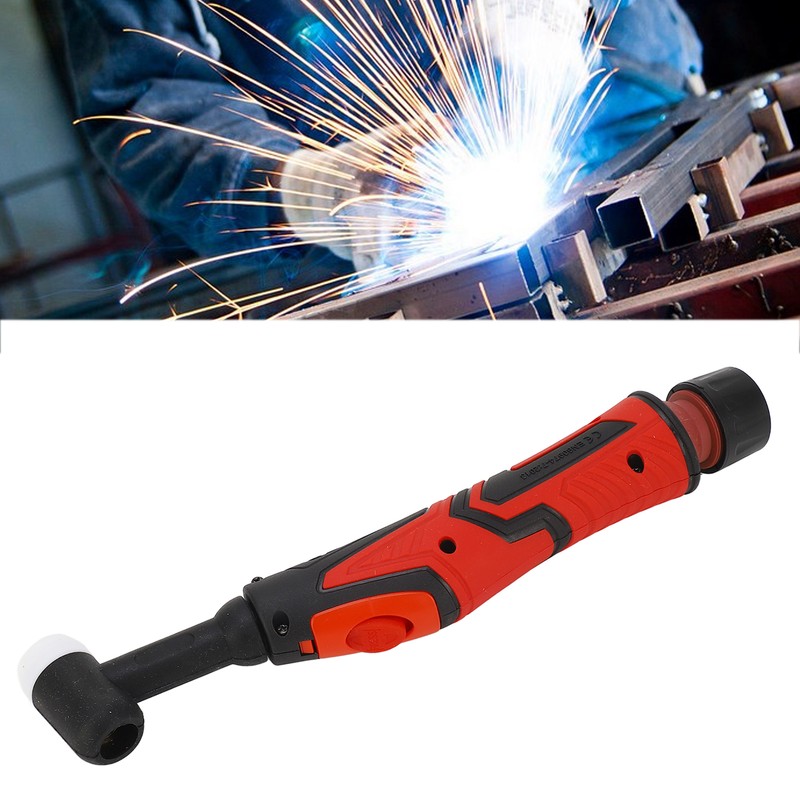 TIG Welding Torch Head with Valve 360° Rotating End Handle