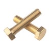 ORANXIN Brass Hex Bolts Screws - M4 M5 M6 Hexagonal