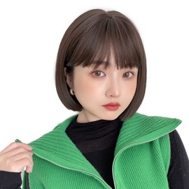 Bright Lara tf1704-BC Wig, Bob, Short, Full Wig, Women's Wig, Women's Wig, Black Hair, Blonde, Everyday Use