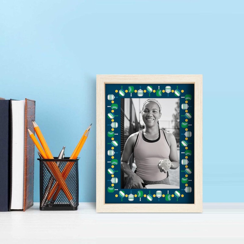 ChalkTalkSPORTS Pickleball Premier Frame | Pickleball Paddle & Ball Pattern