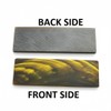 HANDTECHINDIA Honey Water Buffalo Horn/Bone Streaked Scales, Fixed Blade Horn