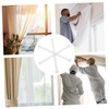 Levemolo Vertical Blind Locating Plates 100mm 50pcs Pack Sturdy Plastic