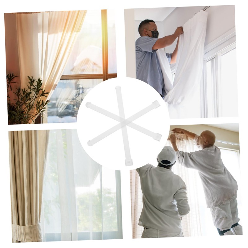 Levemolo Vertical Blind Locating Plates 100mm 50pcs Pack Sturdy Plastic