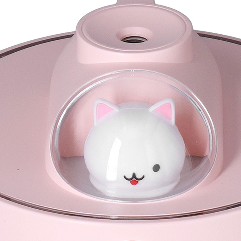 500ml Large Capacity Humidifier Spacecraft Night Light USB Charging Car