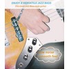 LAMSAM Prewired Control Plate for Jazz Bass Guitar, Loaded J