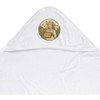 Azeeda 'Beekeeper with Bees' Baby Hooded Towel (HT00035103)