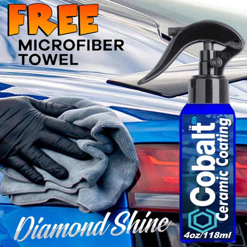 Platinum COBALT 9H BY SIO2 BRANDS HIGH GLOSS CERAMIC CAR
