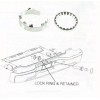Auveco NEW Spare Tire Lock Cylinder Housing Retainer & Ring