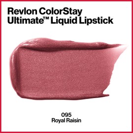 REVLON Revlon ColorStay Ultimate Liquid Lipstick, Longwear Rich Lip Colors, Wears for Up to 24 Hours, Satin Finish, 095 Royal Raisin, 0.1 fl oz