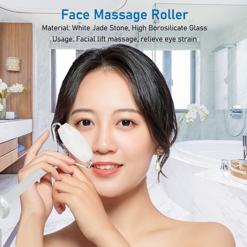 2 in 1 Face Roller Massager Face Roller Eye Ice