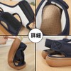 Euyqs Nursing Slippers, Wide Design, Velcro Adjustable, Easy to Wear,