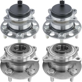 MotorbyMotor - Front Rear Wheel Hub Bearing Assembly fits for Kia Optima Sportage Cadenza, Hyundai Sonata Tucson Wheel Bearing and Hub Assembly-5 Lugs 4pc Set 513374 512553