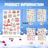 Vinyl Christmas Stickers for Crafts Christmas Stickers PVC Christmas Bless